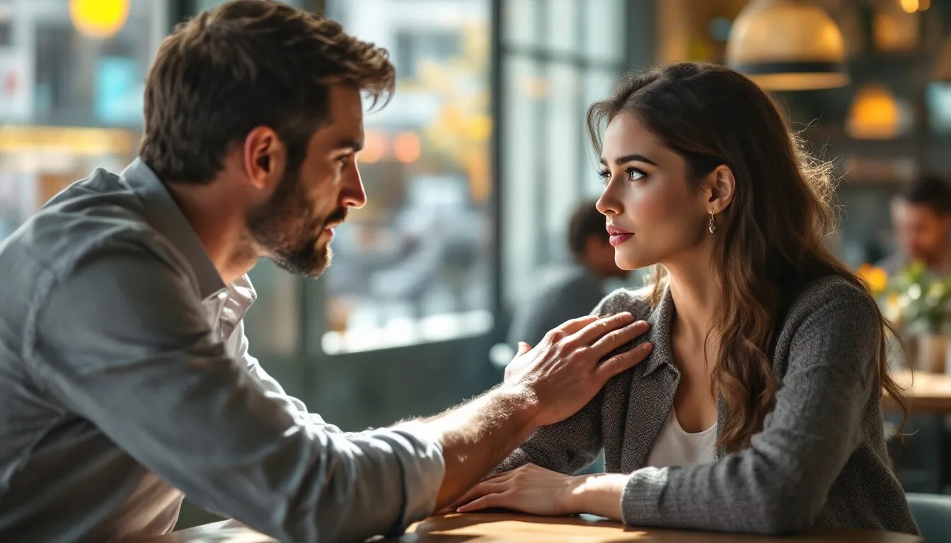 toucher l'épaule d'une femme signification
