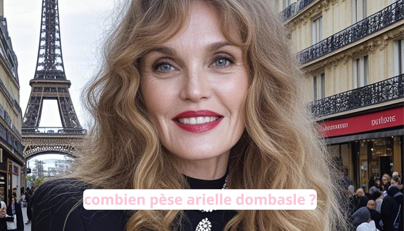 combien pèse arielle dombasle ?