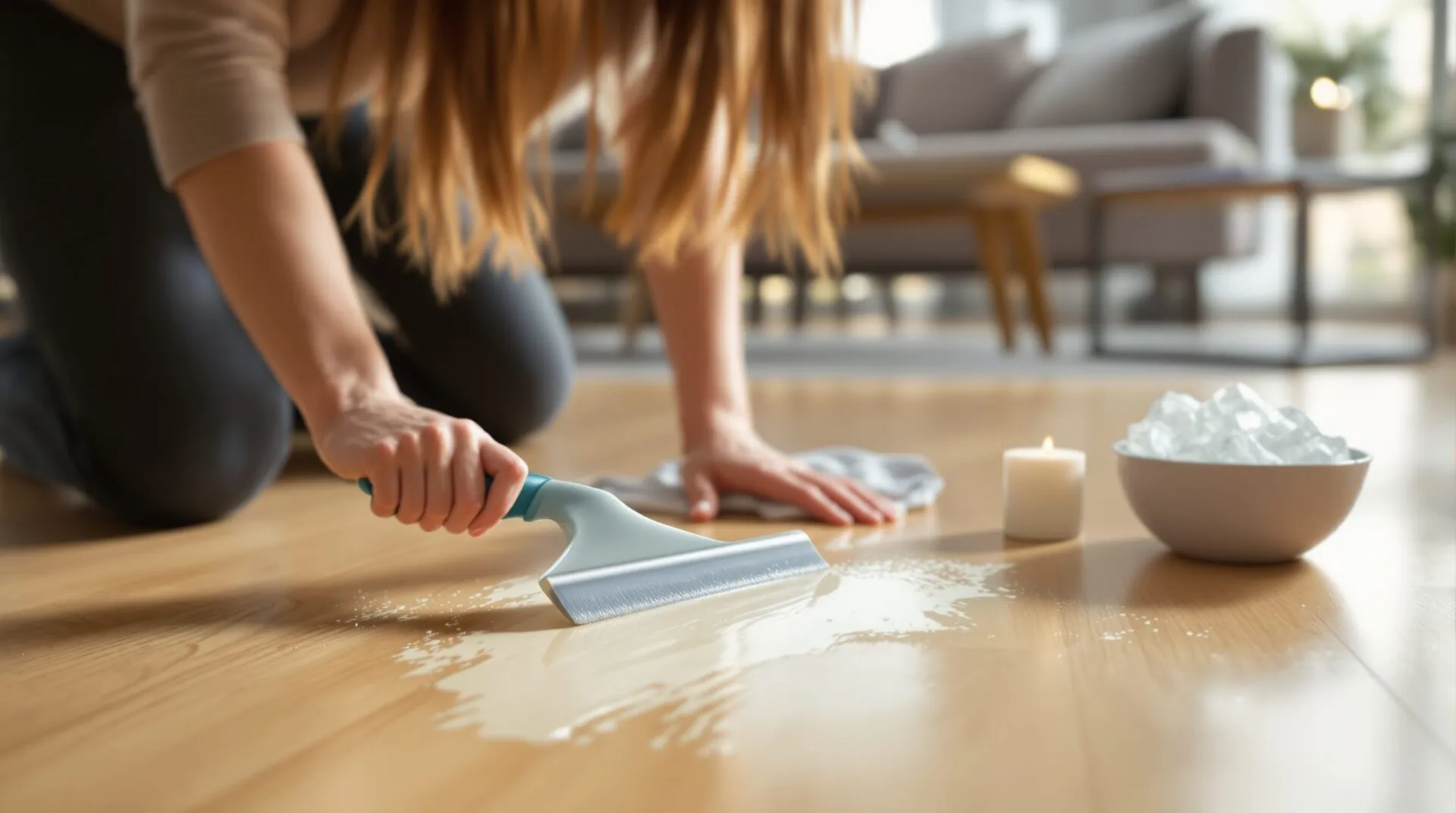 Cire de bougie par terre : la méthode efficace pour un sol impeccable