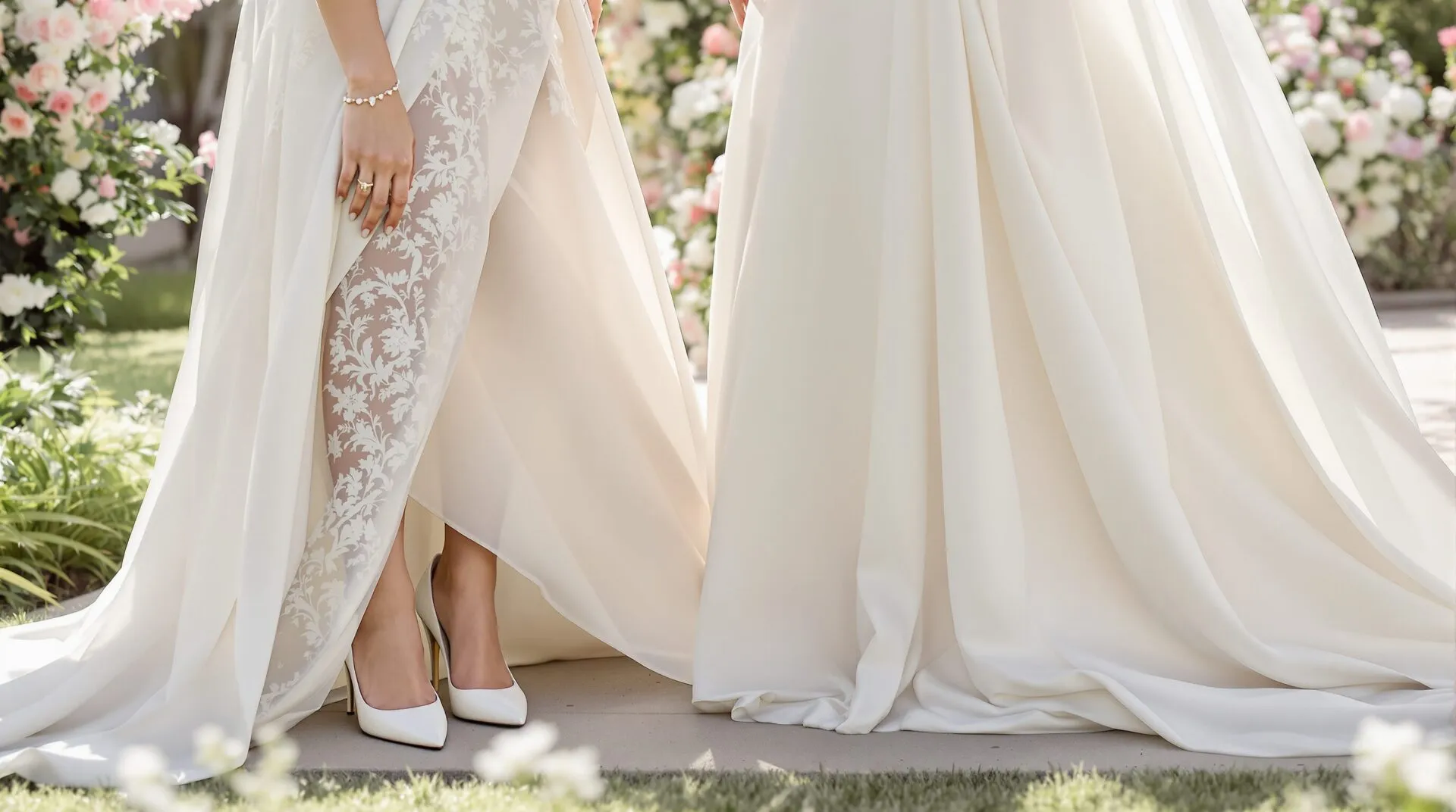 Quelles chaussures avec robe longue mariage : les 8 options élégantes à adopter