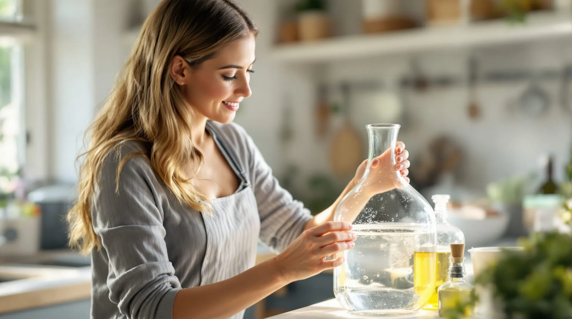 Nettoyer l’intérieur d’une dame-jeanne : la méthode naturelle pour un verre éclatant