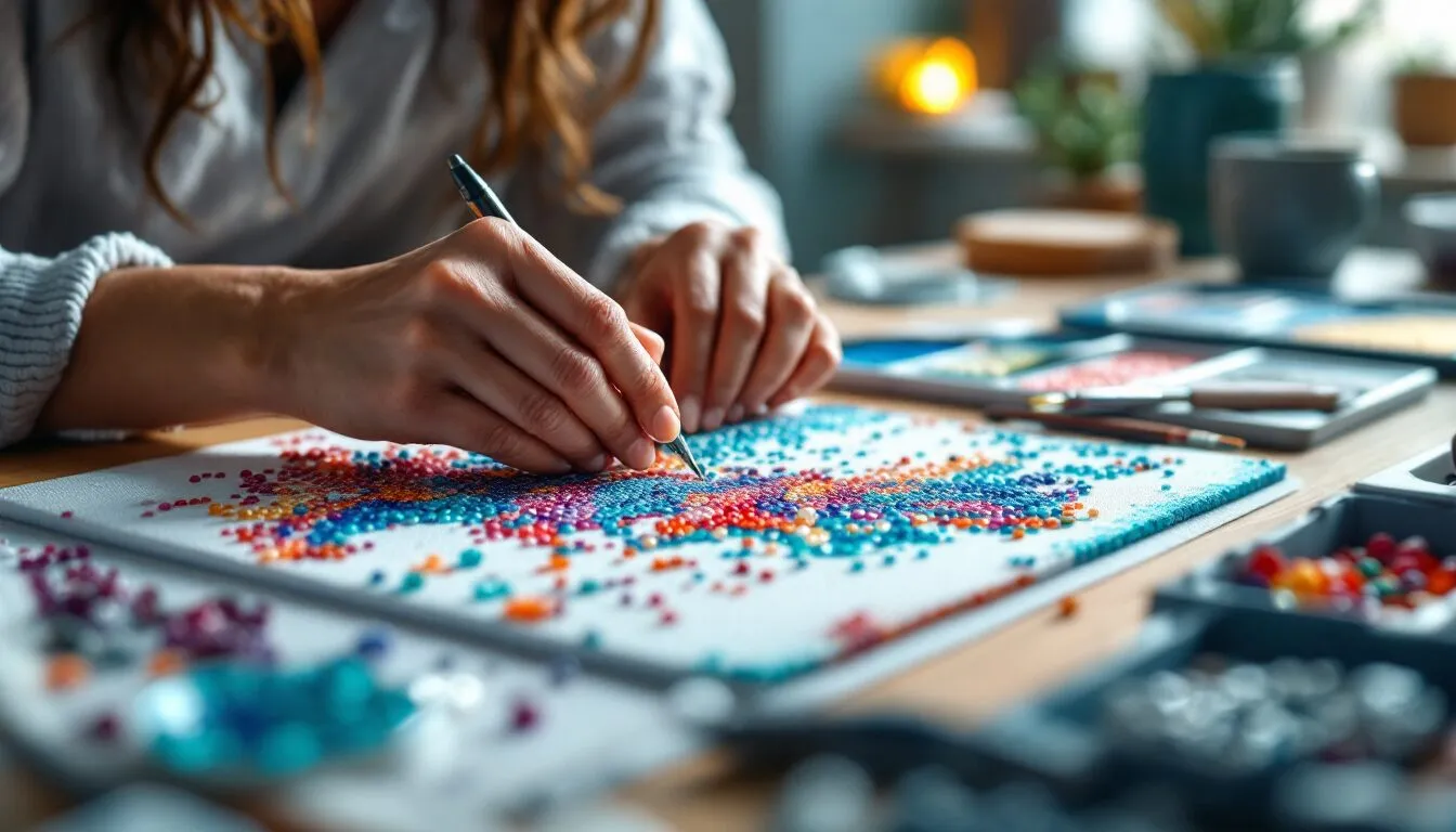 broderie diamant
