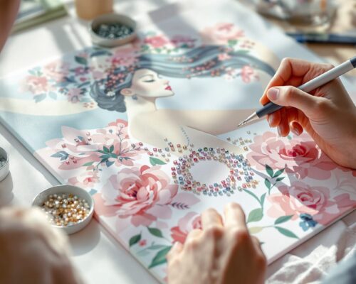 broderie diamant