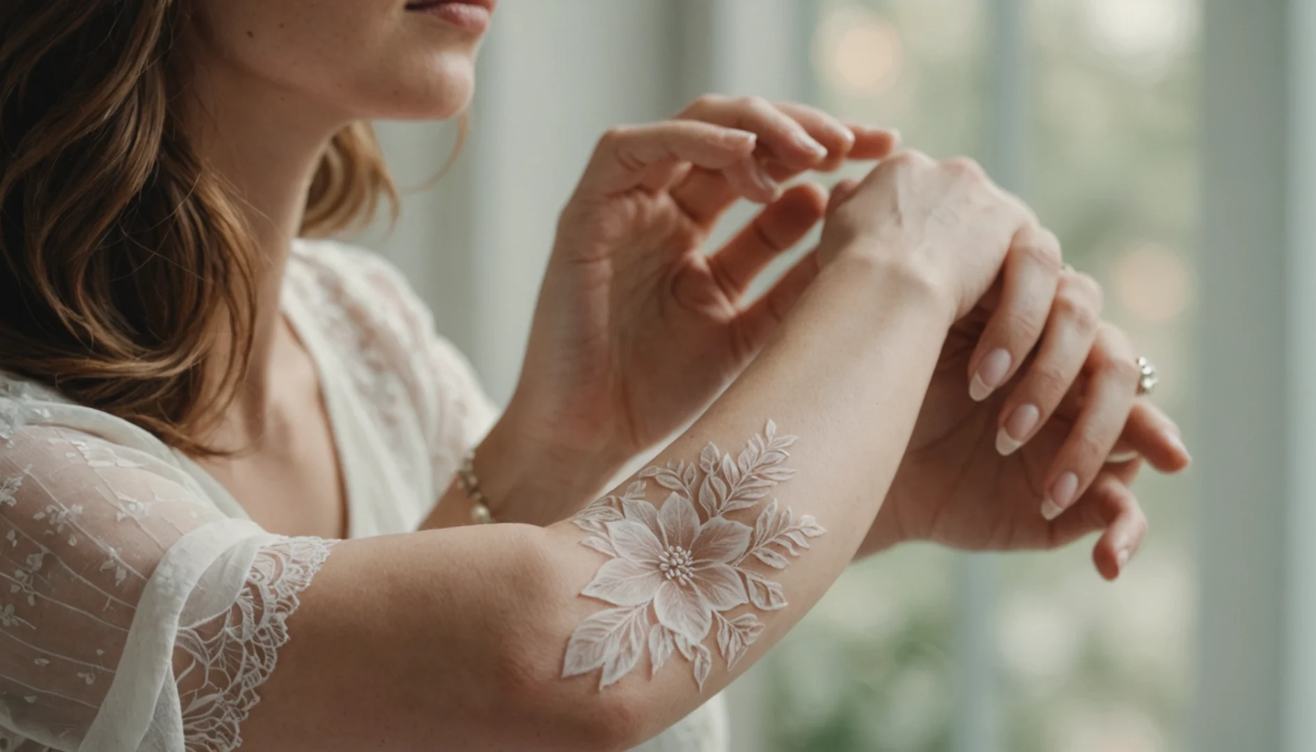 blanc tatouage