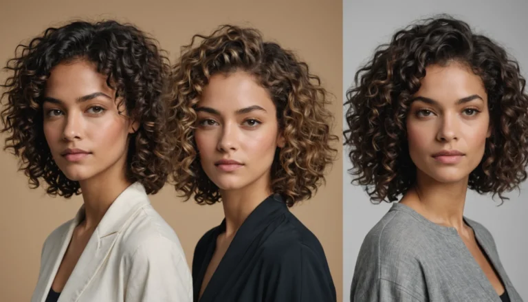 permanente cheveux avant après