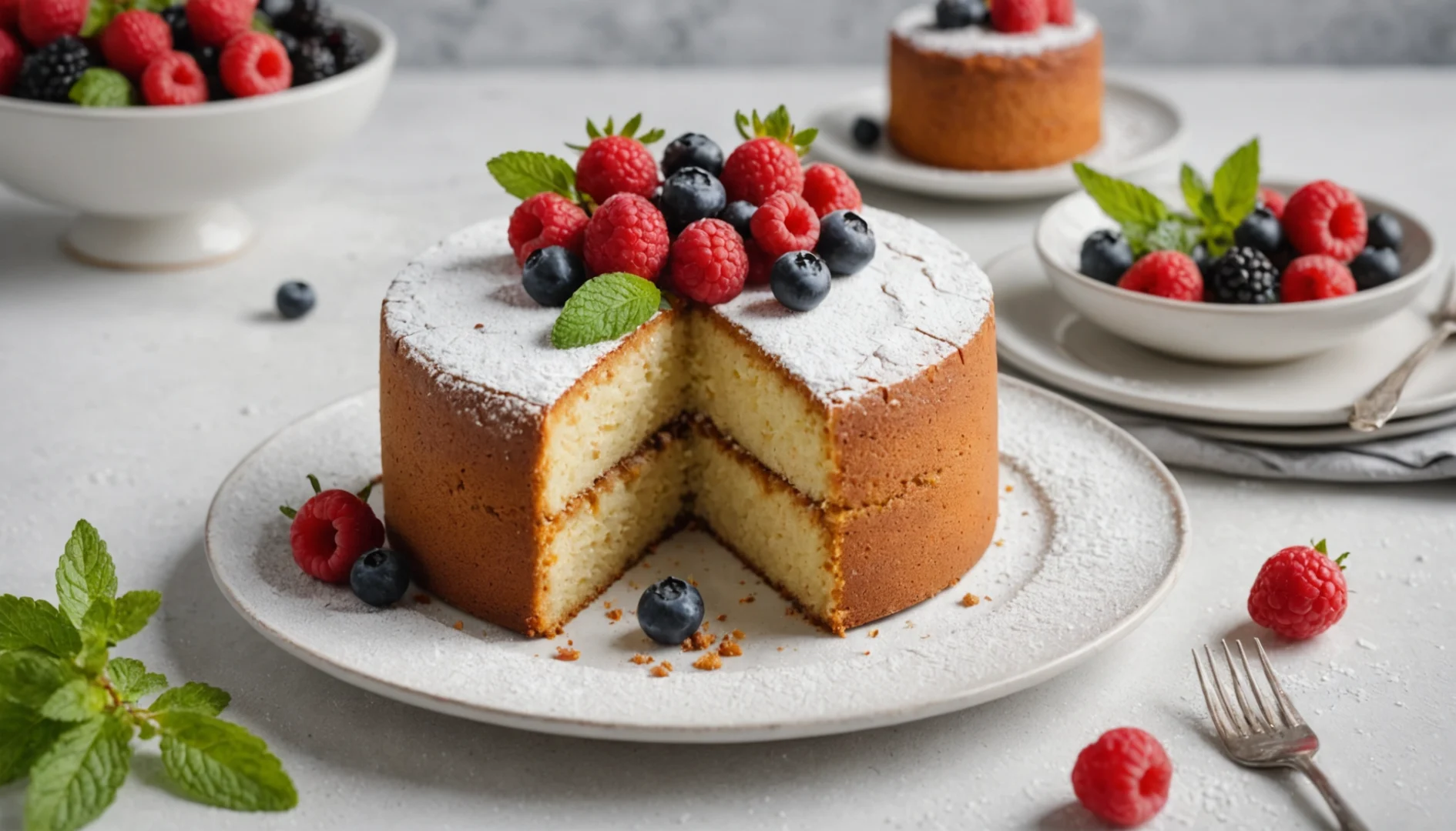 gateau peu calorique industriel