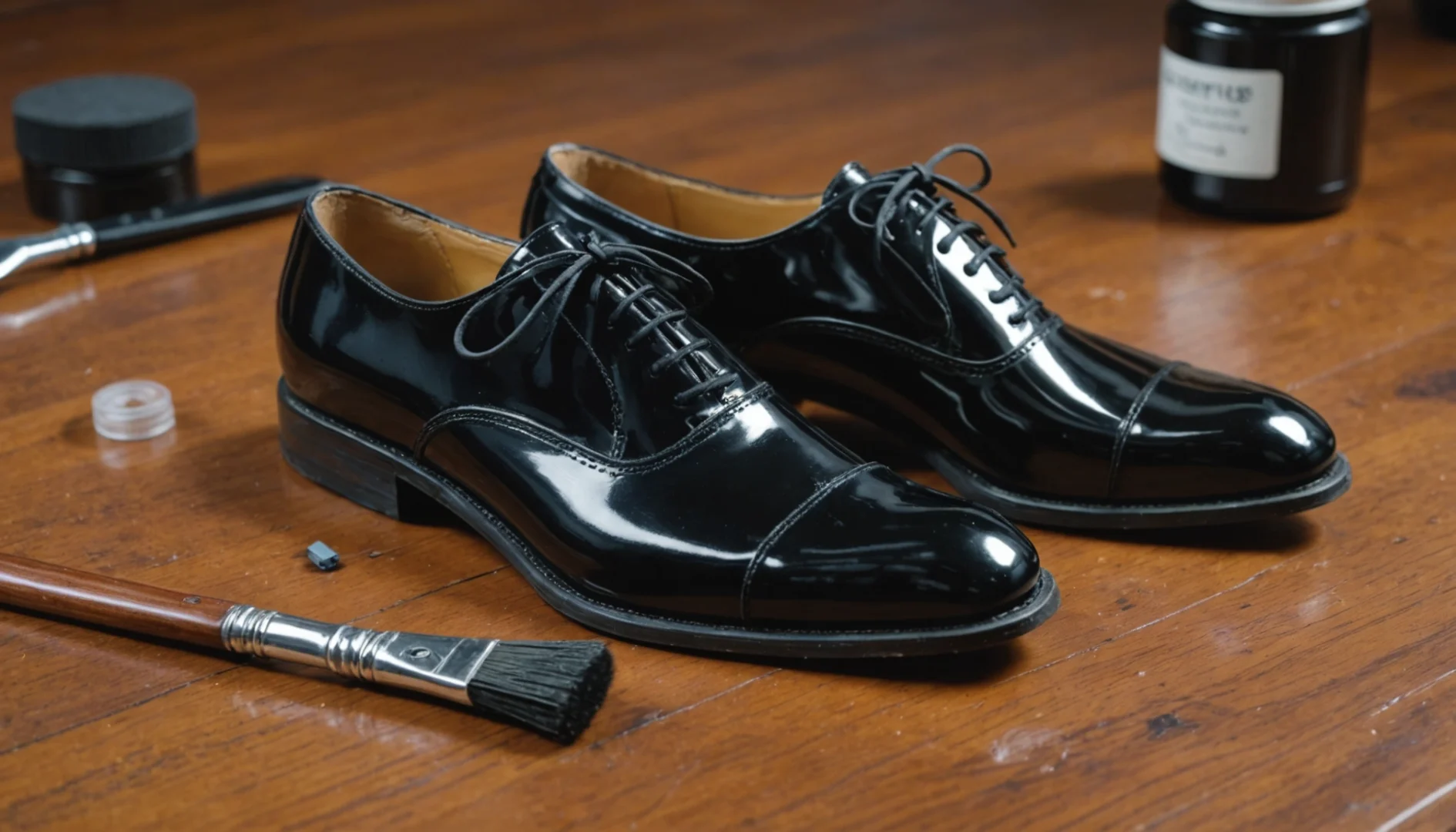 réparer chaussures vernies craquelées