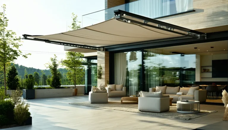store banne electrique solaire