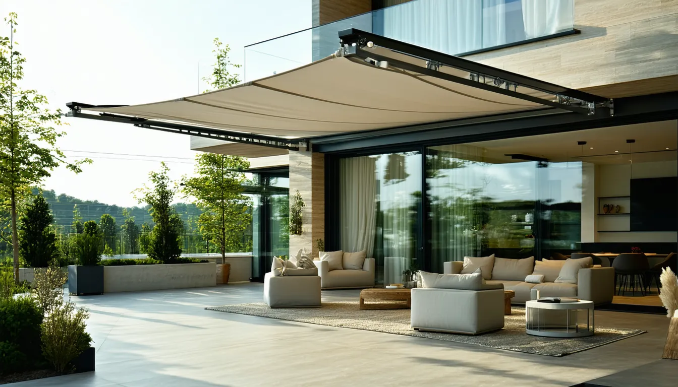 store banne electrique solaire