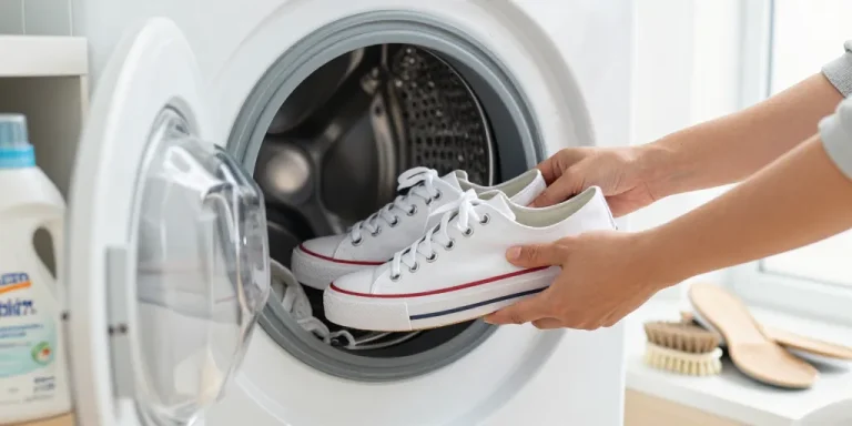 comment laver des baskets blanches en machine