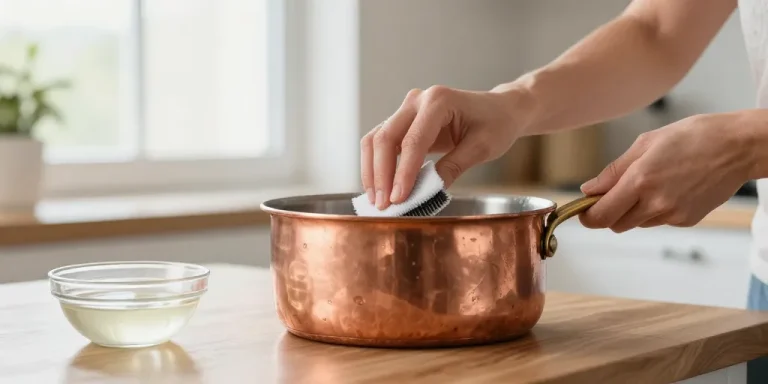 nettoyer un objet en cuivre