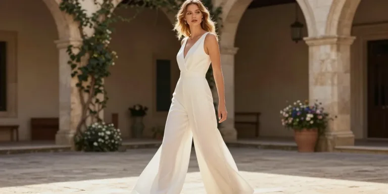 tenue mariage pantalon fluide