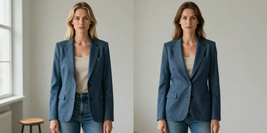chic en jean femme