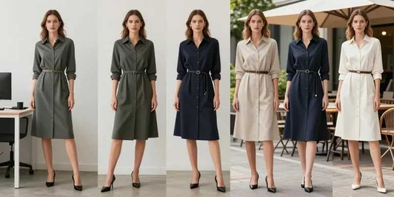 comment porter une robe chemisier
