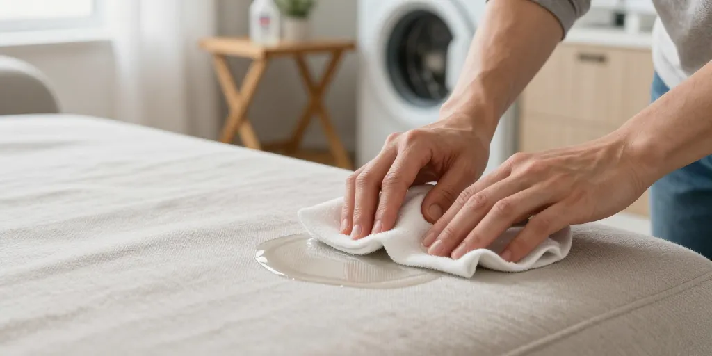 enlever auréole d'eau sur tissu