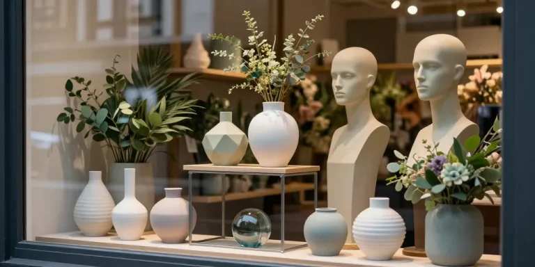 Les vitrines de fleuristes évoluent avec une nouvelle génération d’objets décoratifs