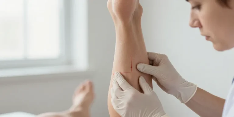 point acupuncture jambe gauche
