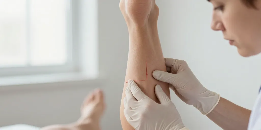 point acupuncture jambe gauche
