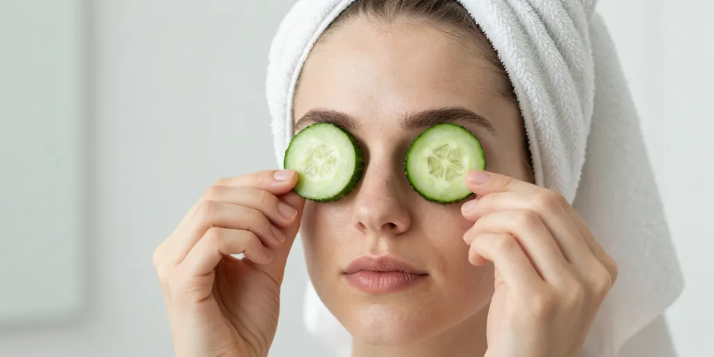 Concombre sous les yeux : les astuces naturelles pour décongestionner le regard
