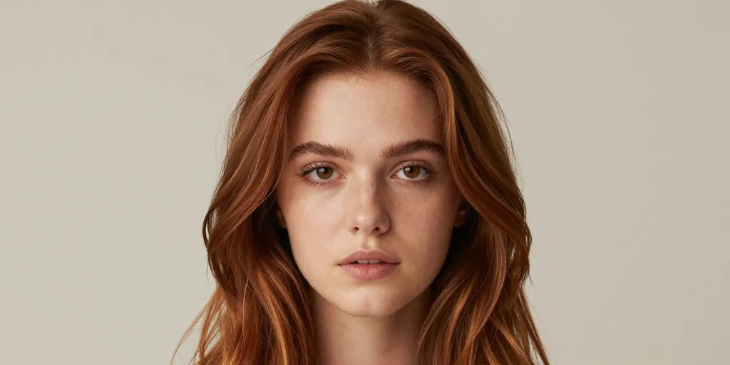 couleur de cheveux yeux marrons peau clair