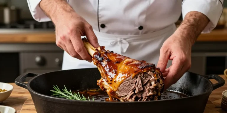 souris d'agneau au four