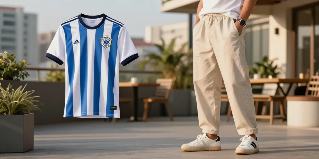 maillot de foot stylé pour l'été