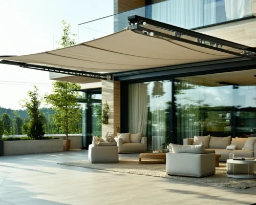 store banne electrique solaire